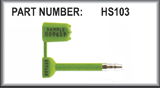 Click here for information on Part Number HS103
